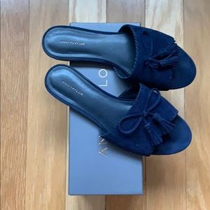 Suede Tassel Flat - Size 8 Fits like a 7